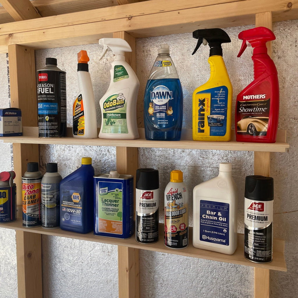 Ledge Shelf - Stud Mounted for Sheds