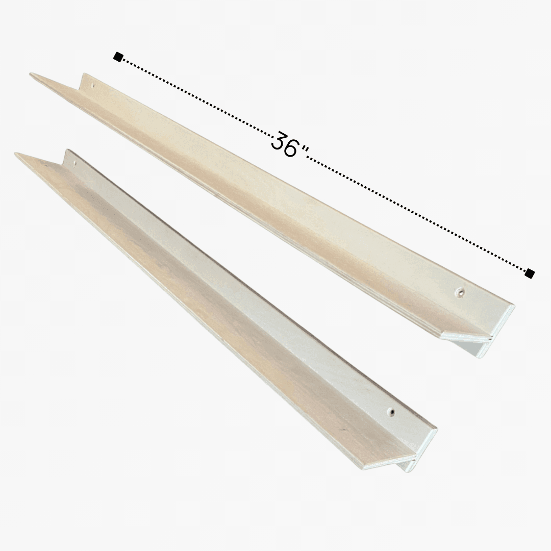 Ledge Shelf - Stud Mounted for Sheds