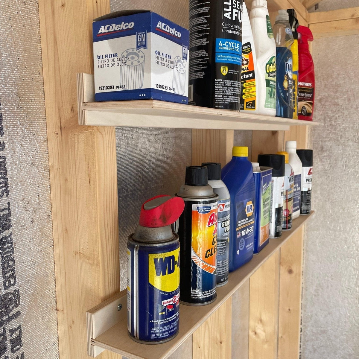 Ledge Shelf - Stud Mounted for Sheds